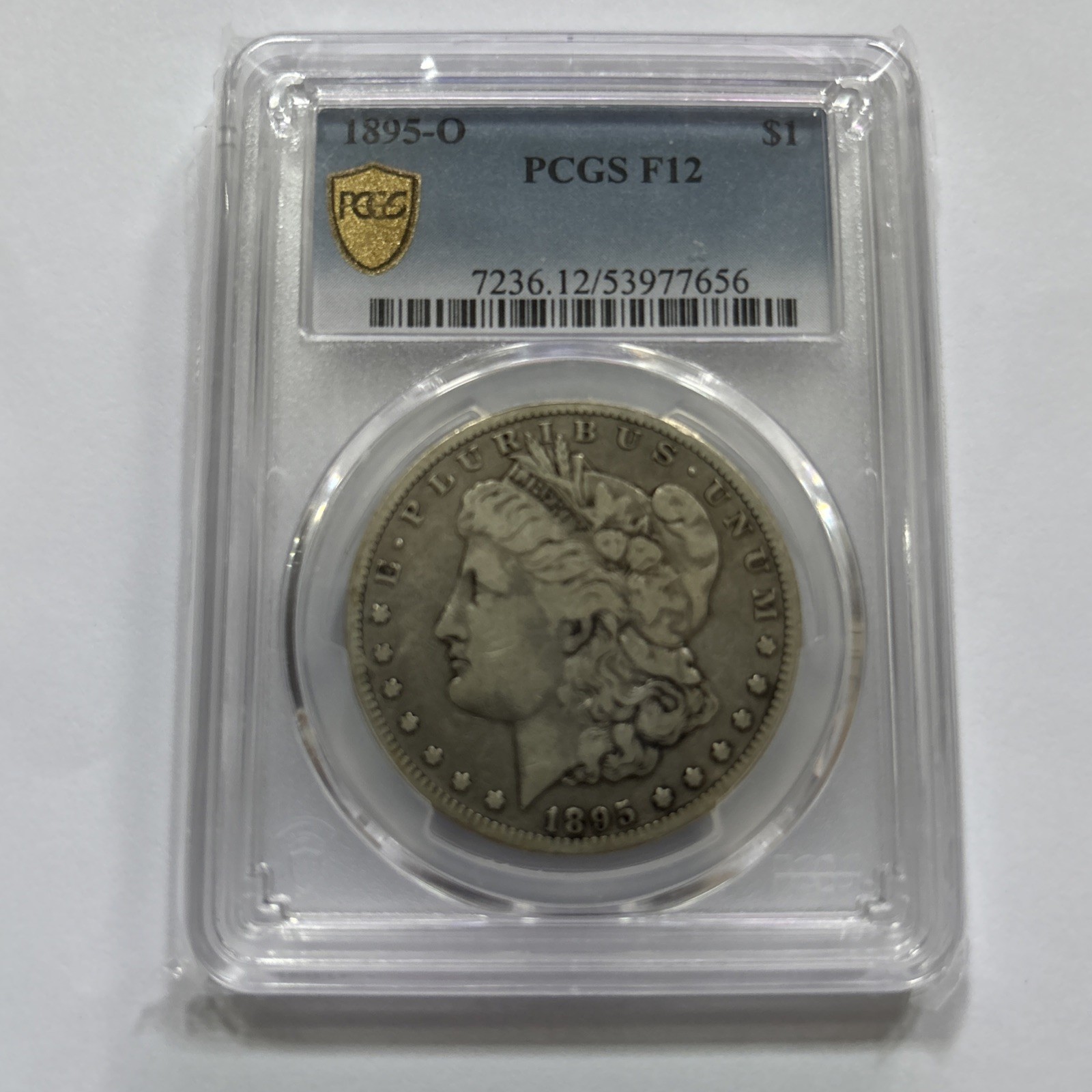 1895-O Morgan Silver Dollar PCGS F12 Key Date New Orleans Straight Grade