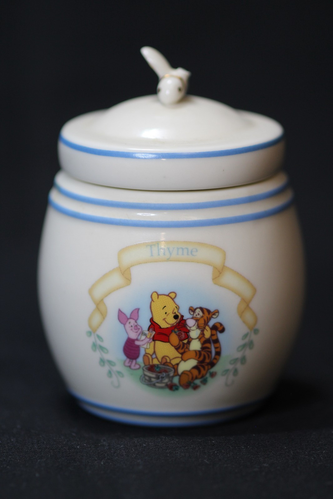 Vintage Lenox Disney Winnie The Pooh Pantry Spice Jars 2000 Used Sold Individual