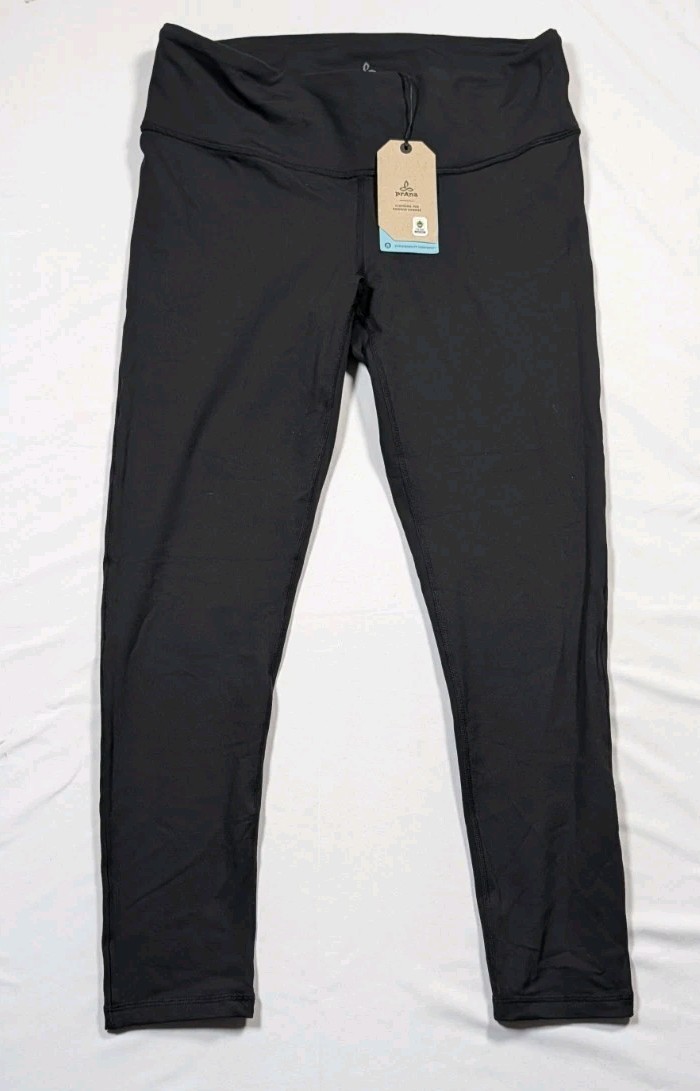New PrAna Transform Yoga Legging Black 7/8 Ankle Women\'s XL 1X NWT Retail $99