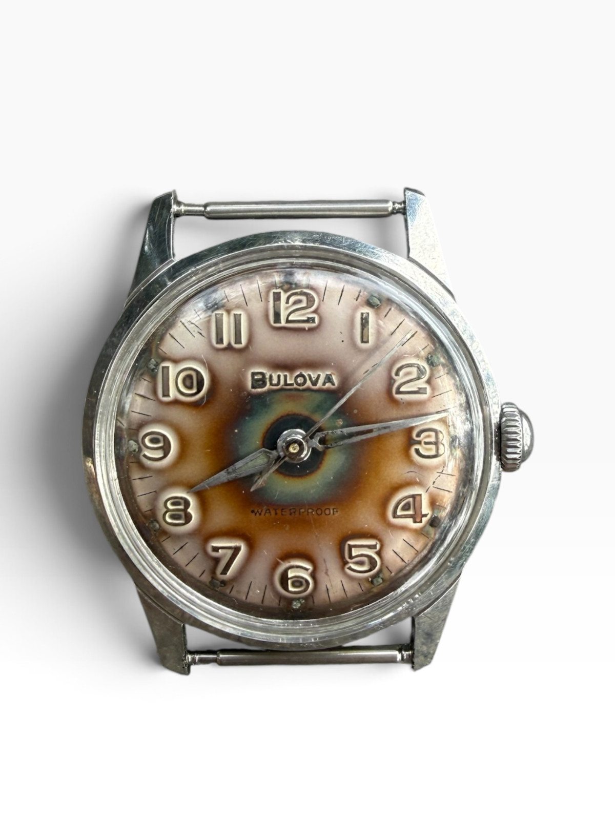 Vintage 1950 Bulova waterproof Men's Watch - Beautiful Patina Vintage 1950 Bulova waterproof Men's Watch - Beautiful Patina