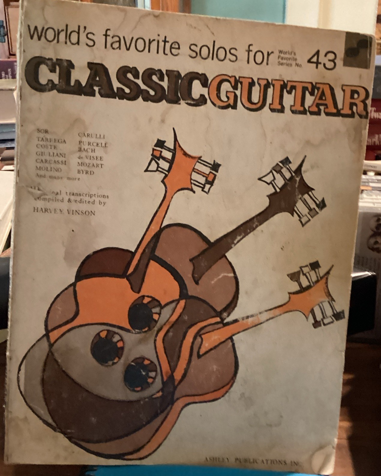 Vintage World\'s Favorite Solos for Classic Guitar No. 43 Harvey Vinson 1966