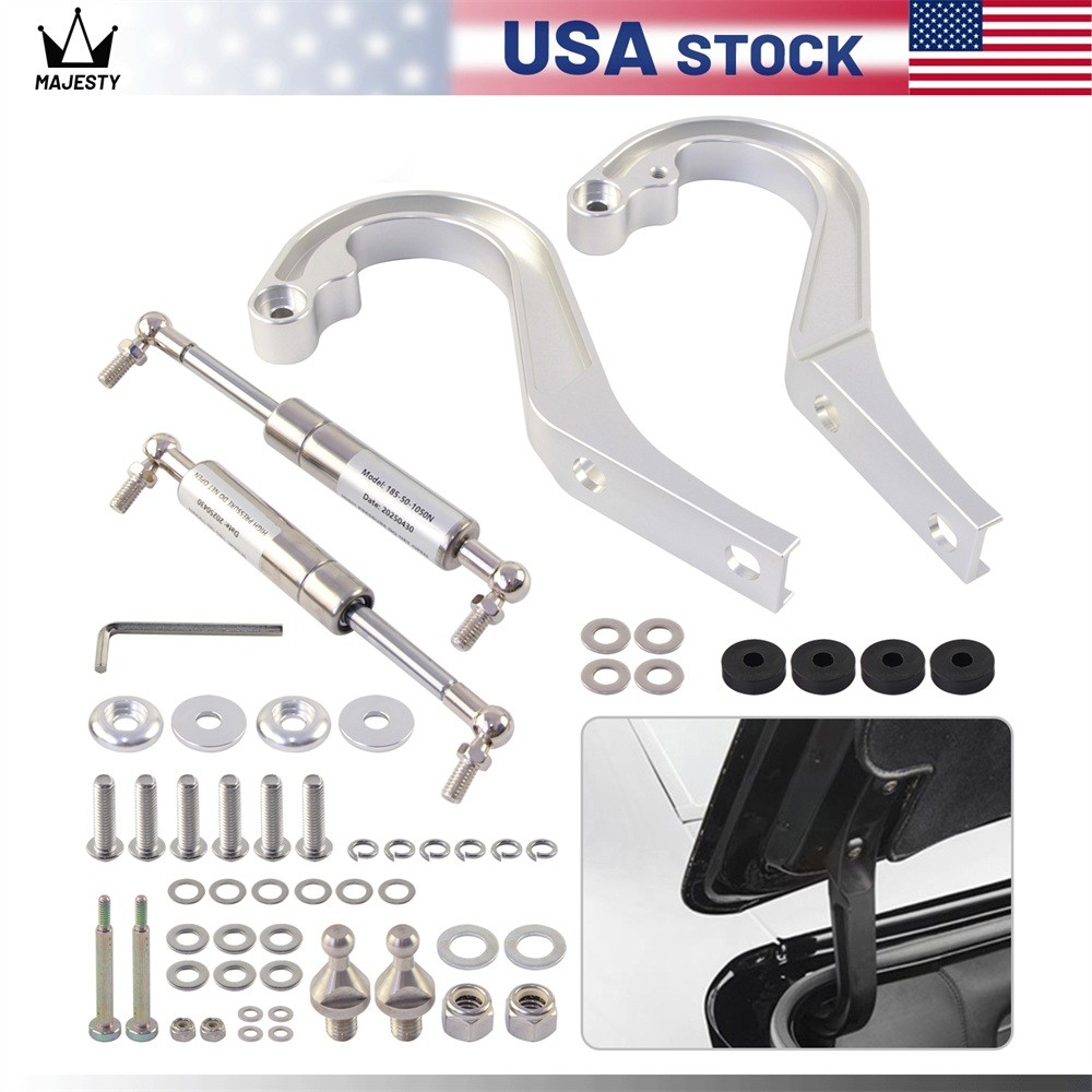 Left+Right Billet Aluminum Hood Hinge Kit For 1967-1969 Chevrolet Camaro Trunk