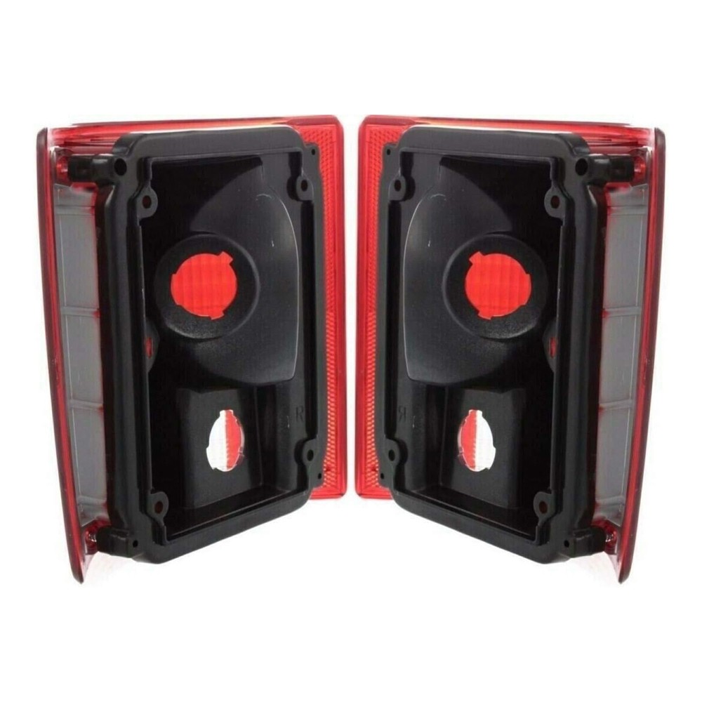 Pair of Tail Light Lens Fits GMC V2500 Base High Sierra  Standard 1987 GM2809111