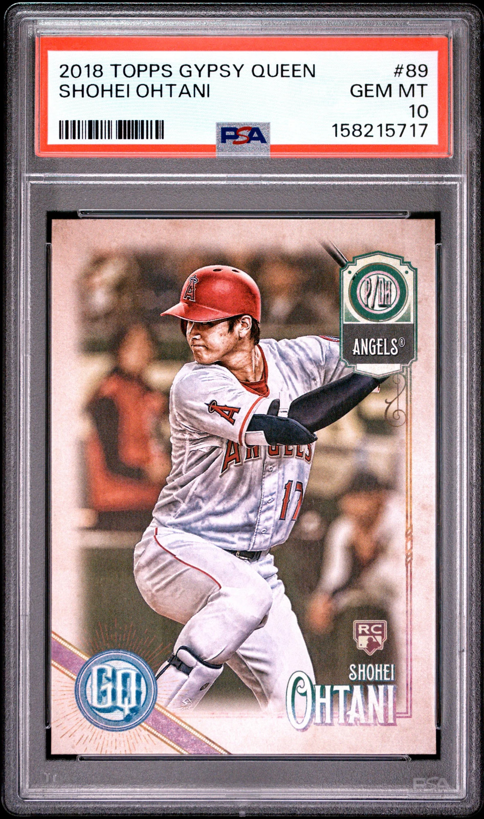 2018 Topps Gypsy Queen Shohei Ohtani #89 Rookie PSA 10