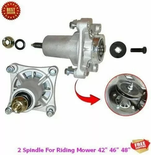 2 PC Lawn Mower Spindle for Craftsman LT2000 LT2500 LTS1500 YS4500 YT3000 YT4000