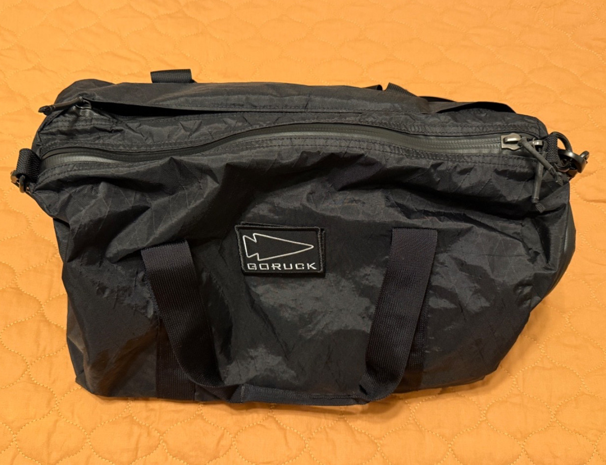 GoRuck Gym Bag X-Pac 30L, Black, Excellent Condition, rare find.