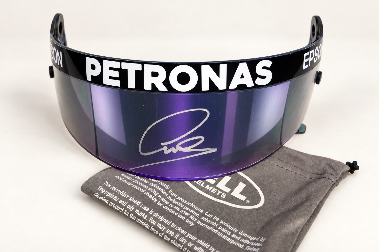 Lewis Hamilton Signed Bell RS7 F1 Visor Full Scale – Mercedes 2020 + Pouch