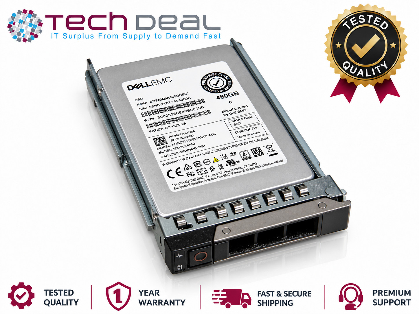 480GB 6G DELL SSD SATA 2.5 480GB 6G DELL SSD SATA 2.5