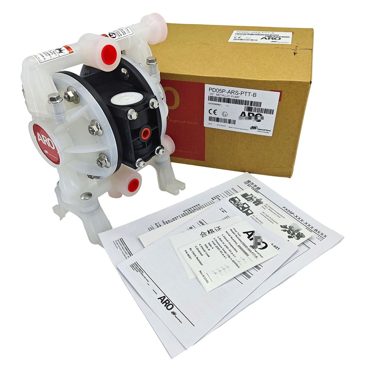 NEW Double Diaphragm Pump PD05P-ARS-PTT-B For ARO INGERSOLL RAND NEW Double Diaphragm Pump PD05P-ARS-PTT-B For ARO INGERSOLL RAND