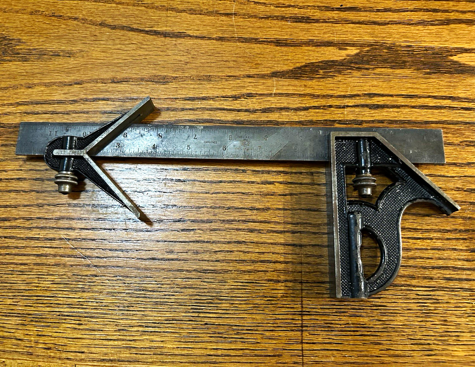 Vintage L.S.S. Co. No. 4 Hardened Combination Square Set – Athol, Mass. USA