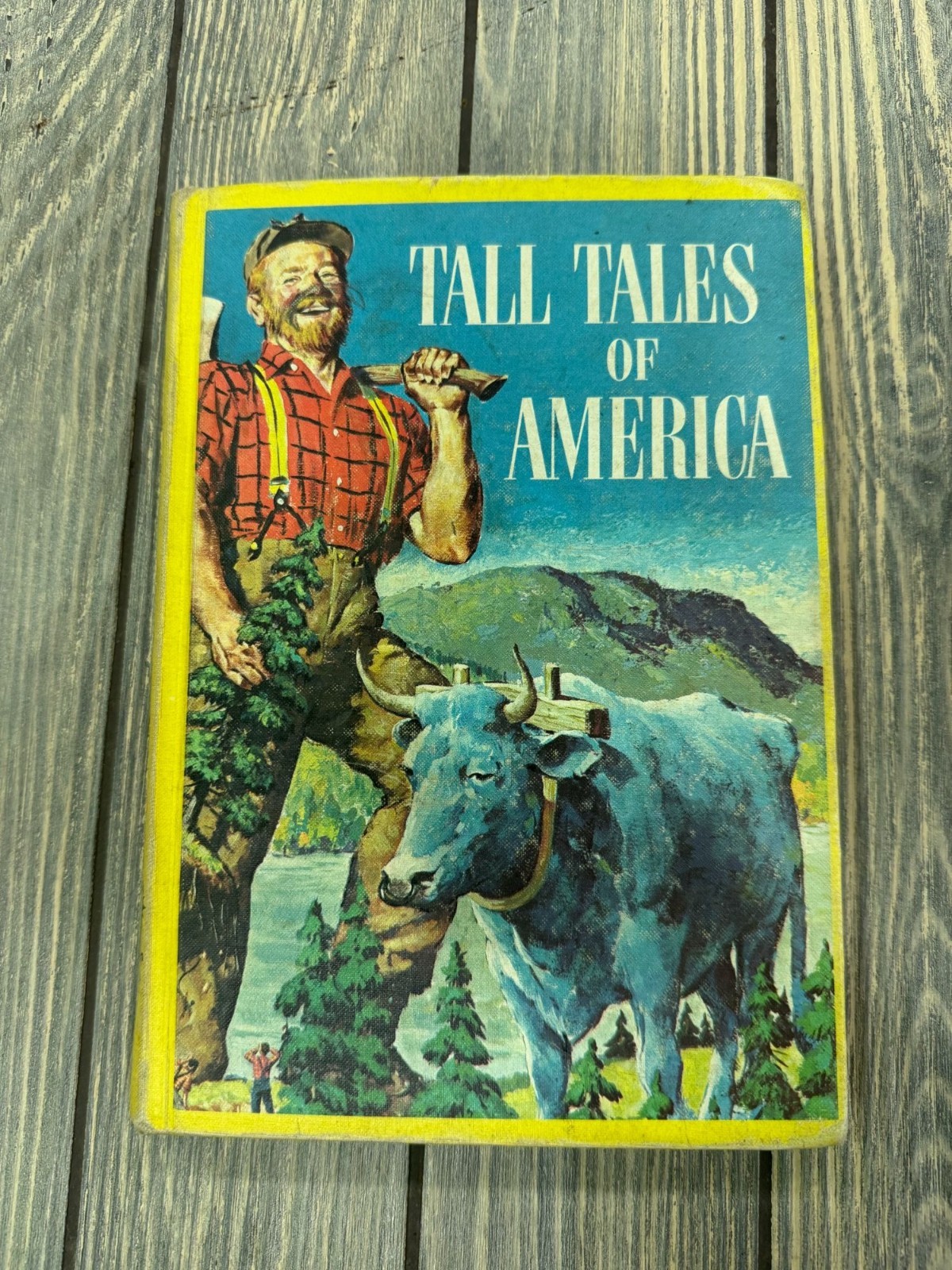 Vintage 1958 Tall Tales Of America By Irwin Shapiro Illustrated By Al Schmidt