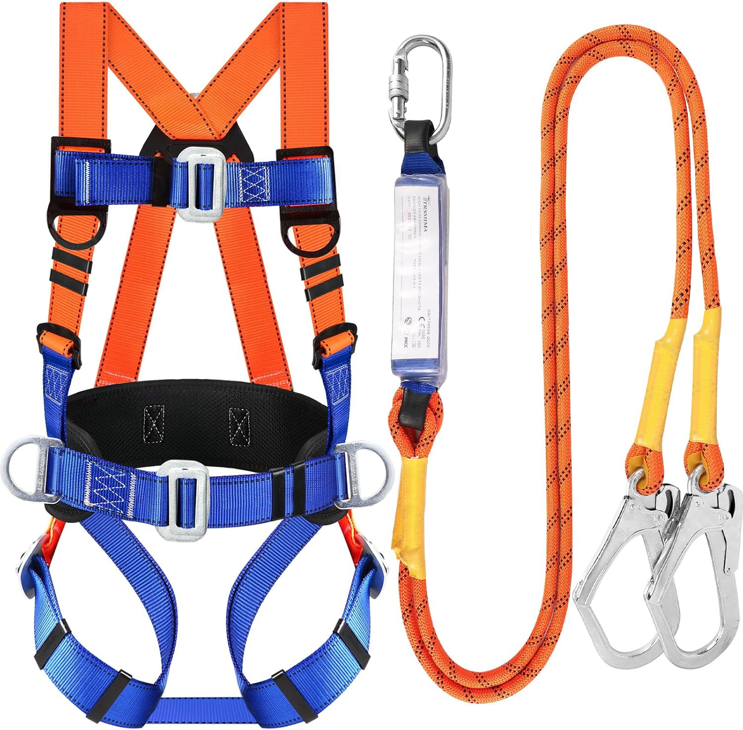 TT TRSMIMA Safety Harness Fall Protection Kit: Full Body Roofing harnesses TT TRSMIMA Safety Harness Fall Protection Kit: Full Body Roofing harnesses