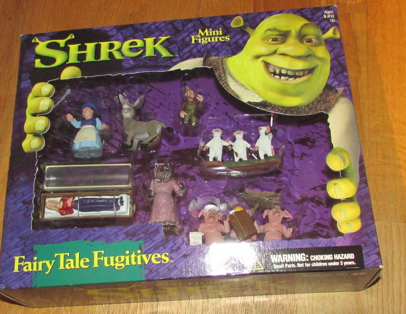 New NIP McFarlane Toys SHREK Mini Figures Fairy Tale Fugitives Dream Works 2001
