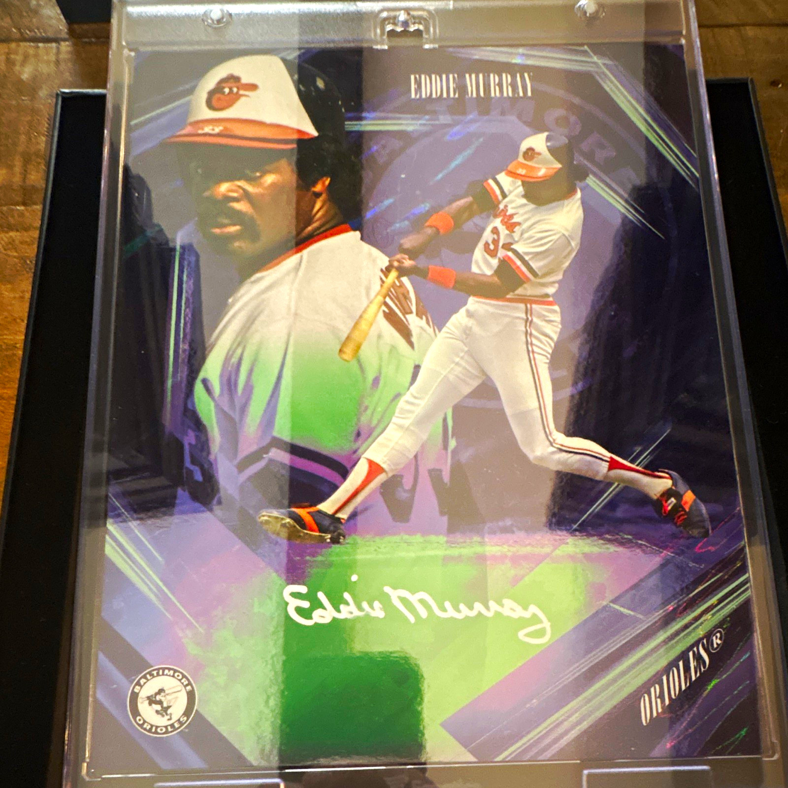 2026 Fanatics Emanate Eddie Murray Auto 1/1 8x10 Oversized Orioles HOF Hard Sign