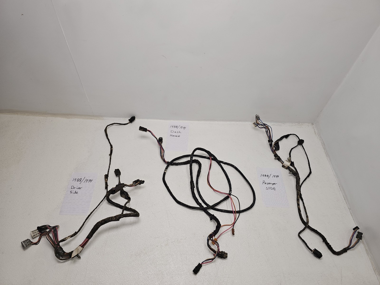 88-94  CHEVY GMC  TRUCK DRIVER &  PASSENGER, DASH Power Window   Harness SET. 
