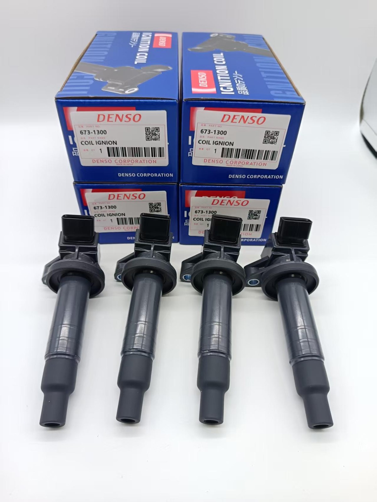 4Pcs DENSO 90919-02239 Ignition Coils For Toyota Corolla Celica Matrix 673-1300