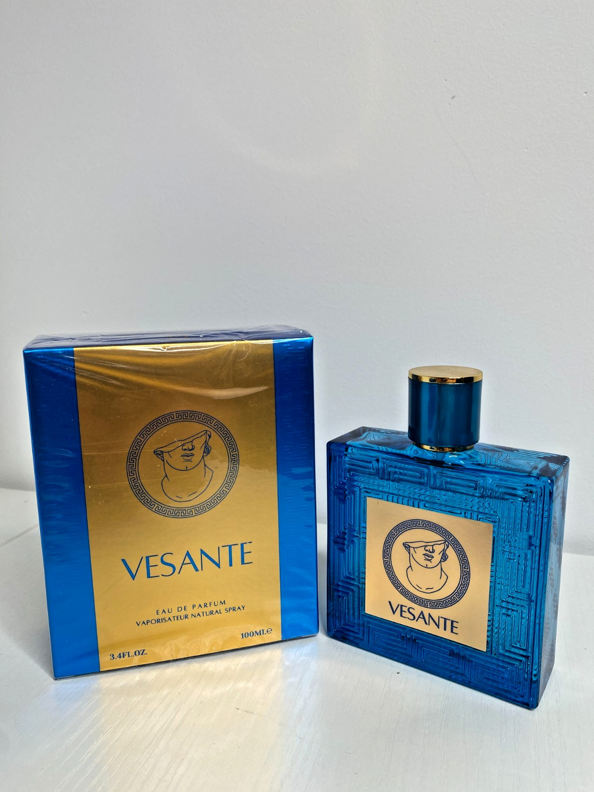 United Scents Vesante EDP 3.4oz Men’s Cologne – Fresh Aromatic Vanilla Woods