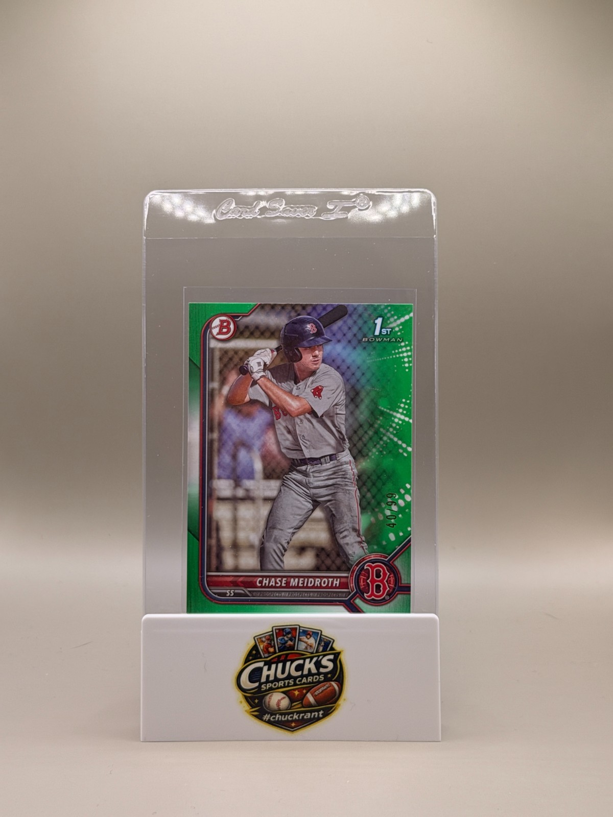 2022 Bowman Draft - Chase Meidroth #BD-92 Green /99 (RC) 1st Bowman