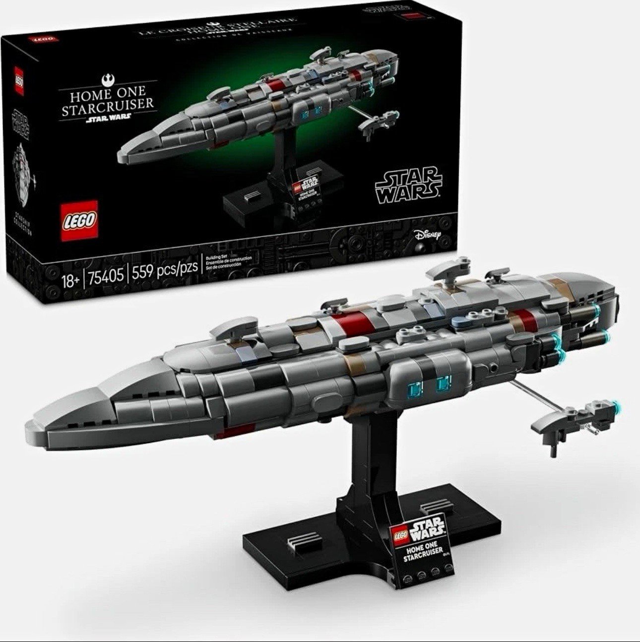 LEGO Star Wars Home One Starcruiser (75405) 559 pcs Display Stand in Box