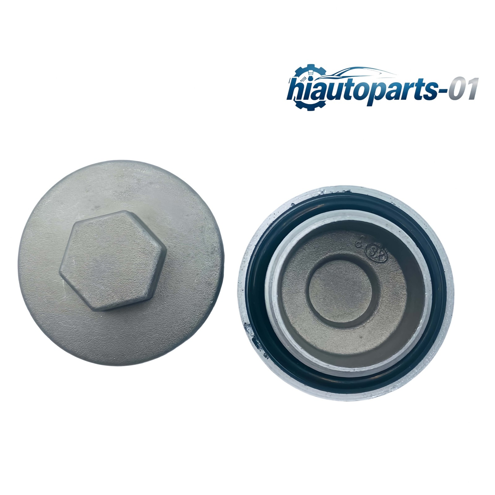2PCS Engine Valve Tappet Adjustment Cover Cap O-Ring For Honda 12361-300-000