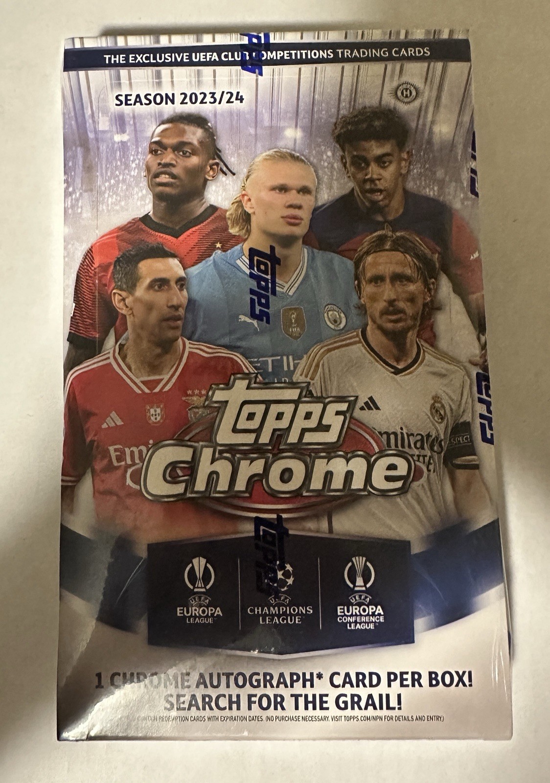 2023-24 Topps Chrome UEFA Club Competitions Hobby Box 🔥🔥🔥🔥🔥🔥🔥