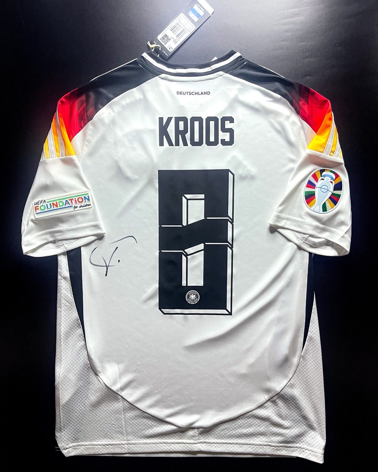 *Rare* Authentic + Signed Toni Kroos 2024 Germany Jersey With Exact Video Proof