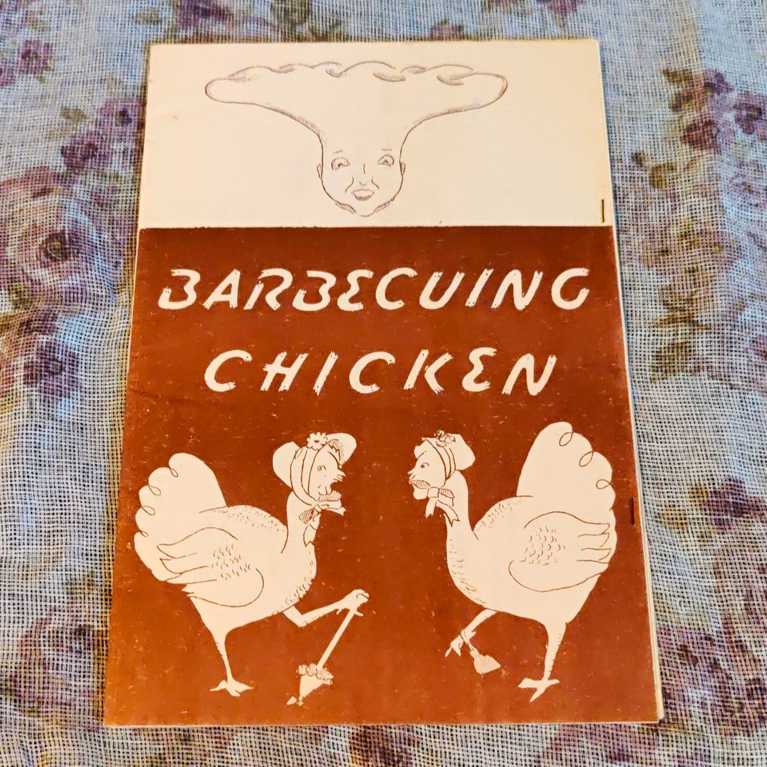 Vtg 1950s Barbecuing Chicken & Turkey Brochure Oklahoma A&M College Extension