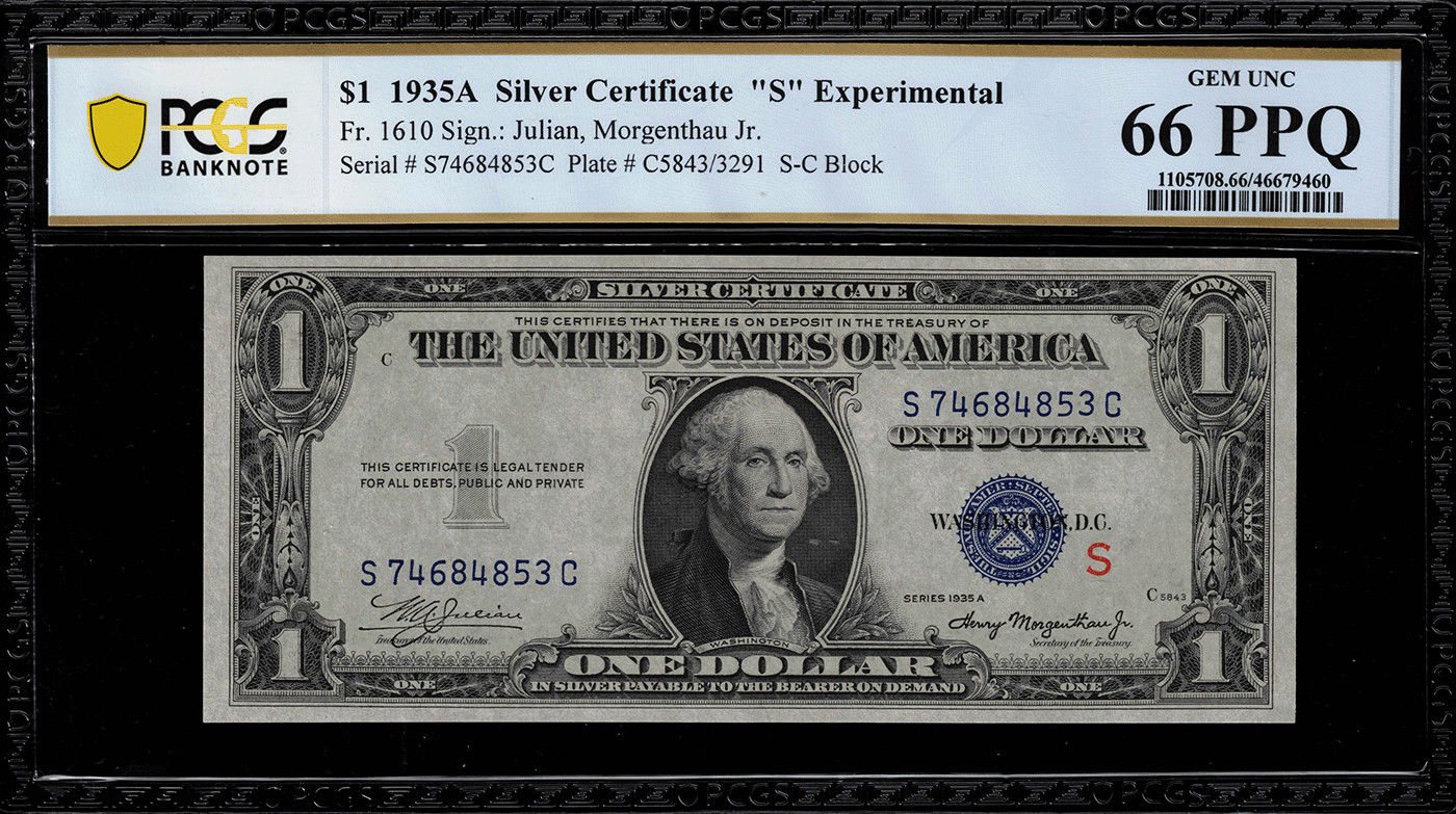 1935A $1 Silver Certificate FR-1610 \