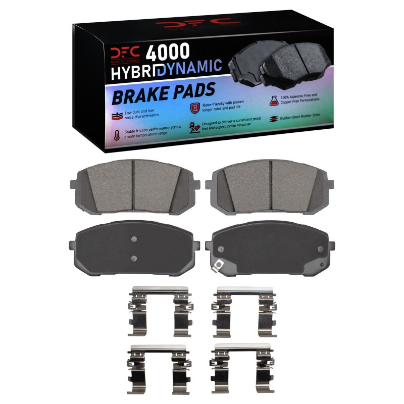 DFC for 21-25 Hyundai Elantra Front 4000 HybriDynamic Brake Pads and Hardware