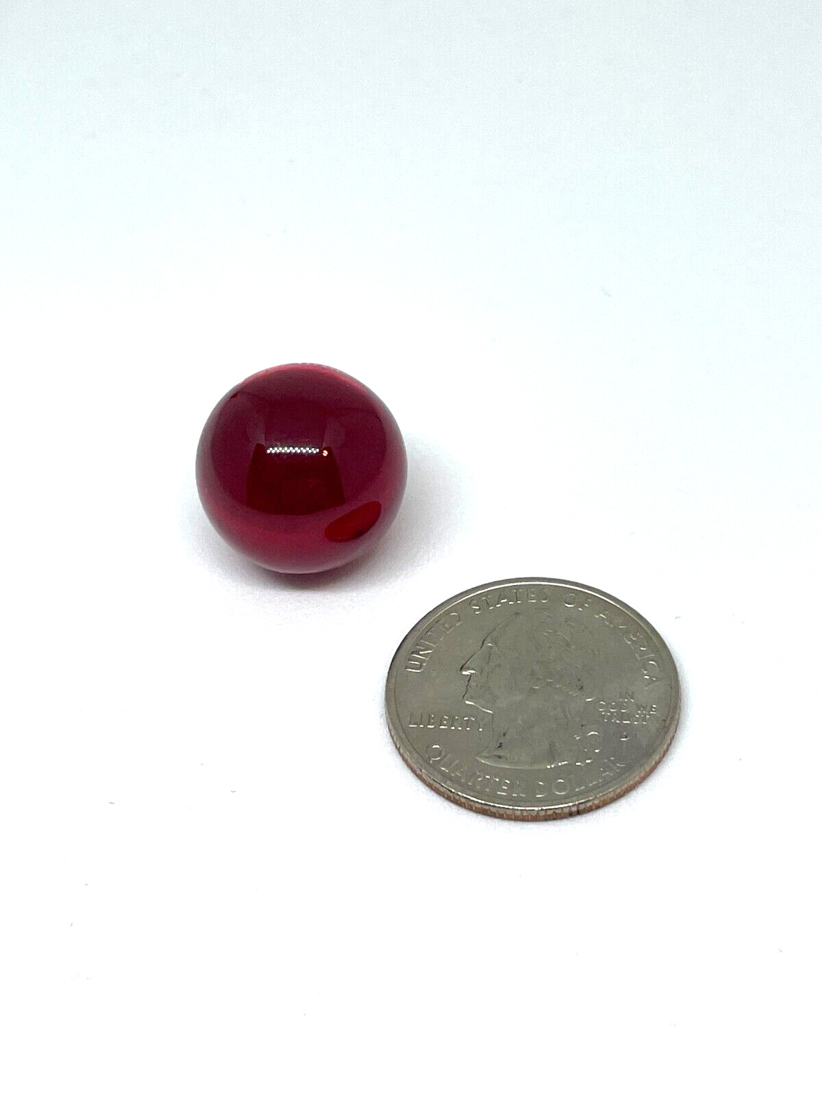 Ruby Ball 18mm - Sphere, Corundum, Bearing, Lens, Synthetic