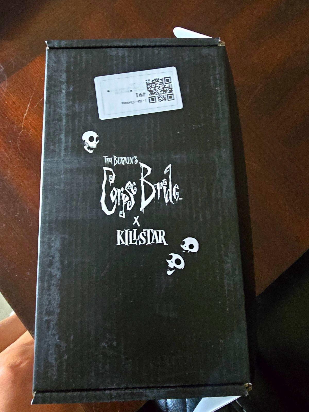 KILLSTAR Corpse Bride Emily Coffin Jewelry Box Faux Leather Lined Black KILLSTAR Corpse Bride Emily Coffin Jewelry Box Faux Leather Lined Black