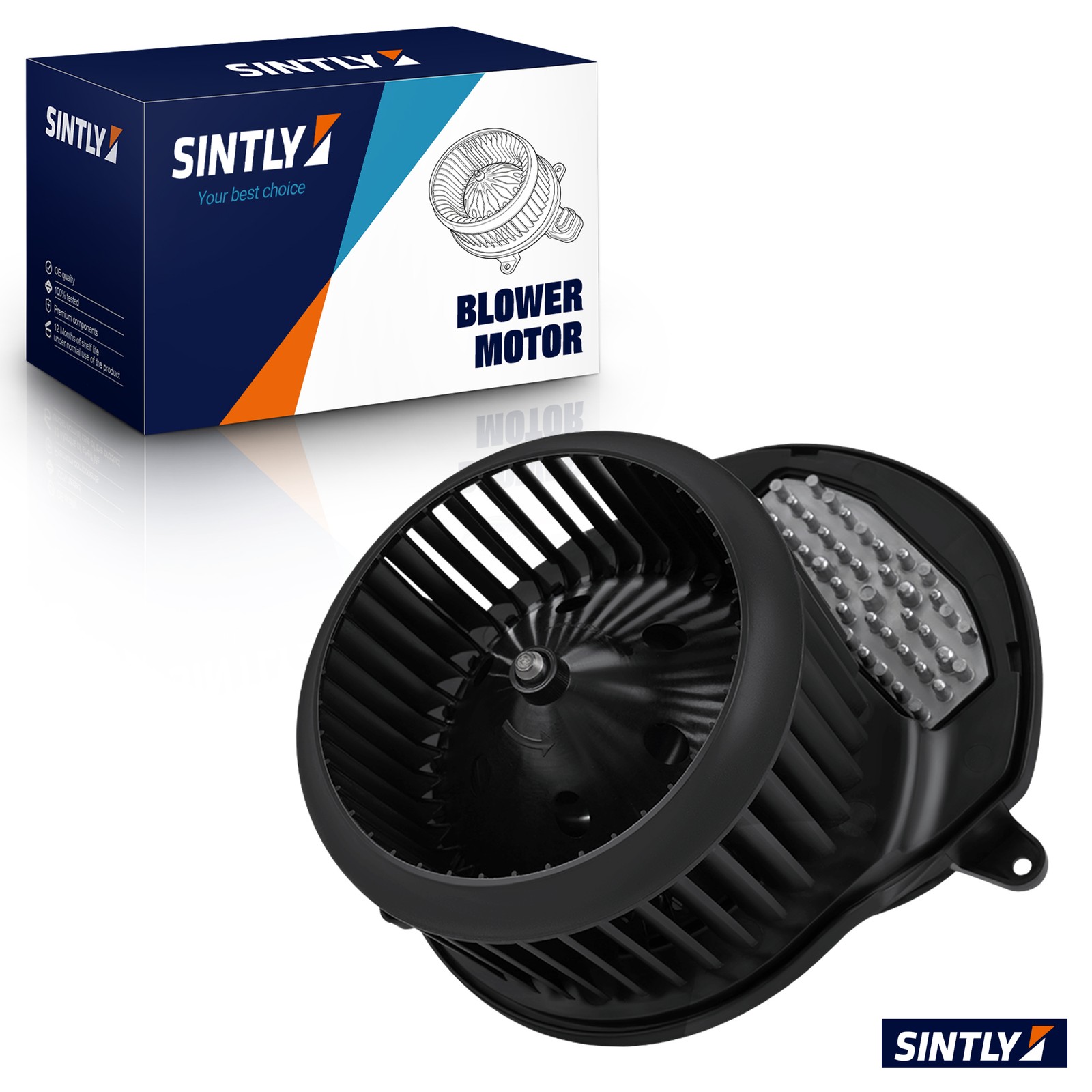 SINTLY HVAC Blower Motor w/ Wheel for 19-25 Chevrolet Silverado 1500 GMC Sierra