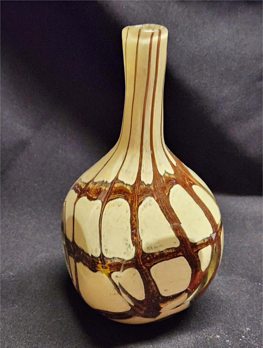 Vintage 1970s Vicente Boffo for Malta Decorative Glass (MDG) \