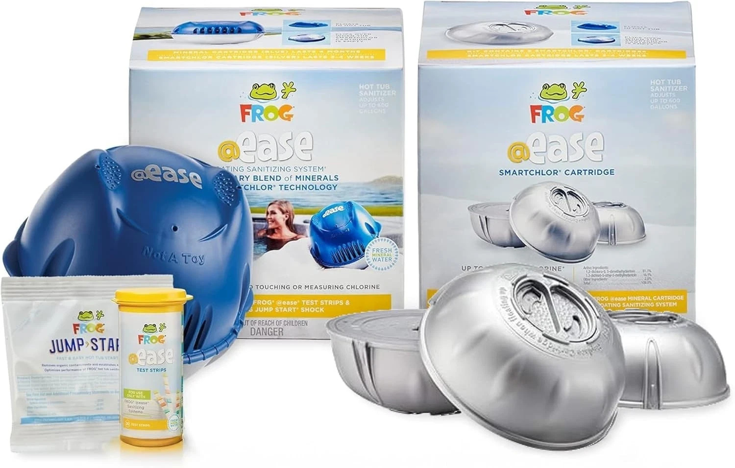 FROG @Ease Floating Sanitizing System + Replacement SmartChlor Cartridge 3-Pack FROG @Ease Floating Sanitizing System + Replacement SmartChlor Cartridge 3-Pack