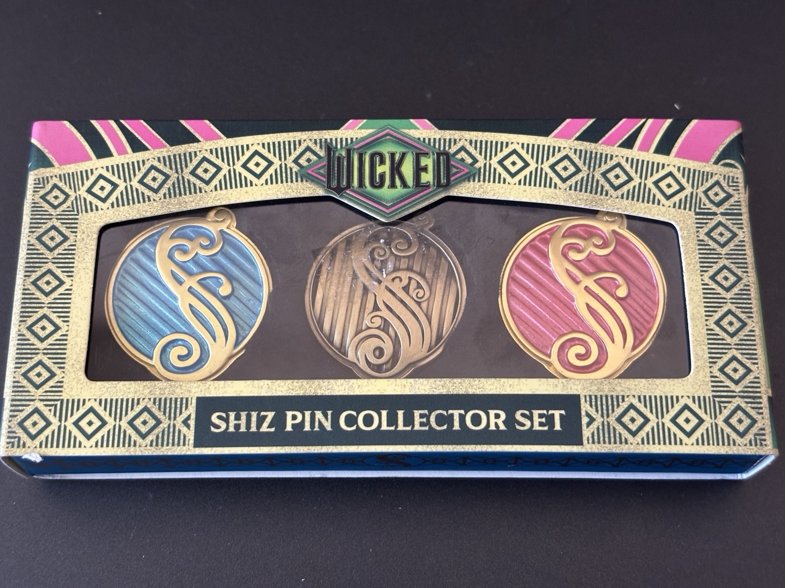 Wicked Shiz Pin Collector Set. The Noble Collection, one size