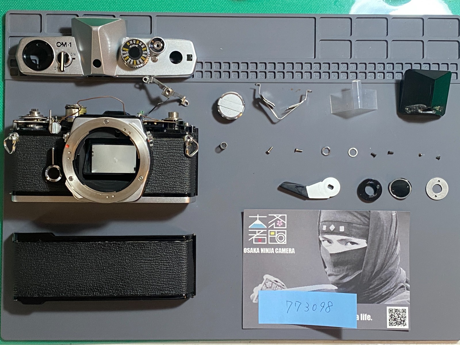[ Serviced, NEAR MINT+ ] Olympus OM-1 + 50mm f/1.8 | Clean Finder | ALL Works |