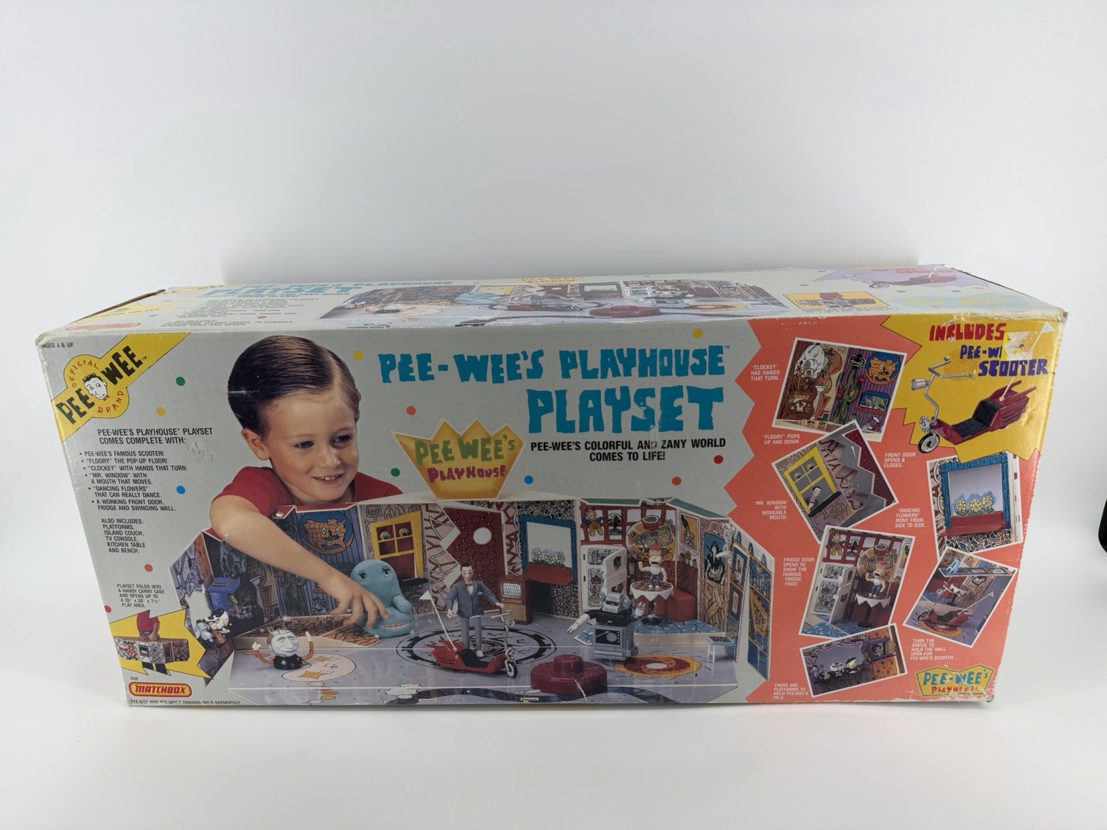 Vintage 1988 Pee Wee's Playhouse Playset New In Box - Still Factory Sealed..