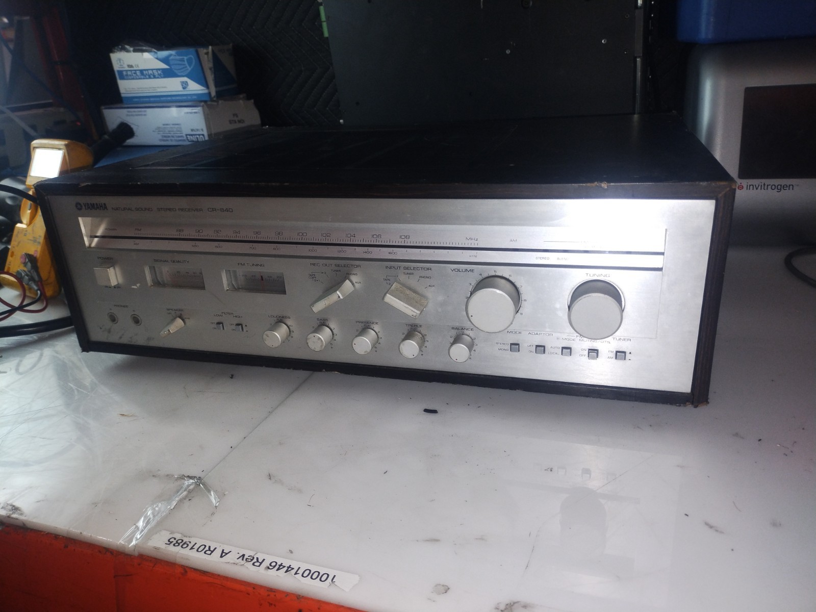 Yamaha CR-840 Tuner/Amplifier Parts Unit. Yamaha CR-840 Tuner/Amplifier Parts Unit.