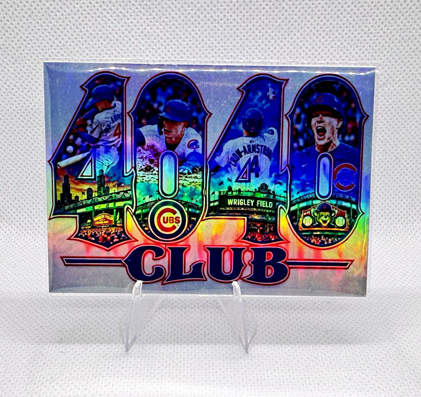Custom Fan Art Pete Crow-Armstrong 2026 40/40 Club Chicago Cubs Baseball Custom Fan Art Pete Crow-Armstrong 2026 40/40 Club Chicago Cubs Baseball