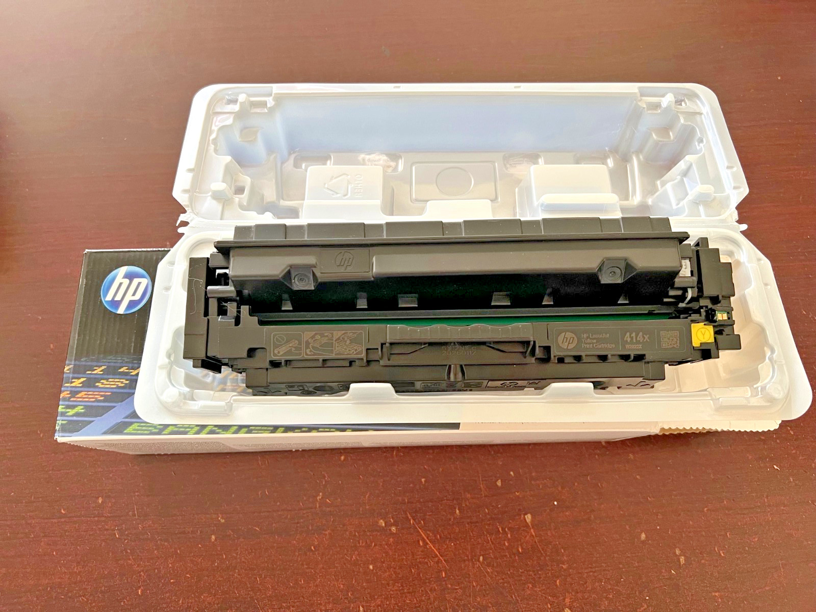 Genuine New HP 414X High Yield Yellow Toner Cartridge W2022X OEM Open box Genuine New HP 414X High Yield Yellow Toner Cartridge W2022X OEM Open box