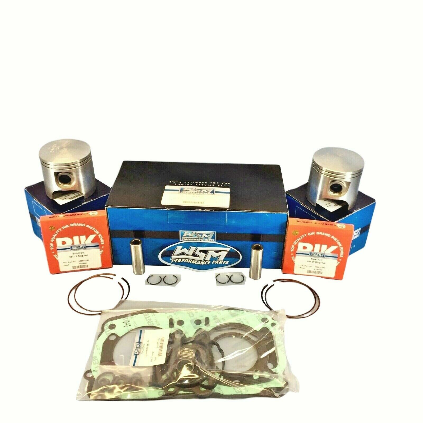 NEW WSM SEADOO 951 TOP END REBUILD KIT 1MM RX GTX DI WSM 89MM OVERBORE