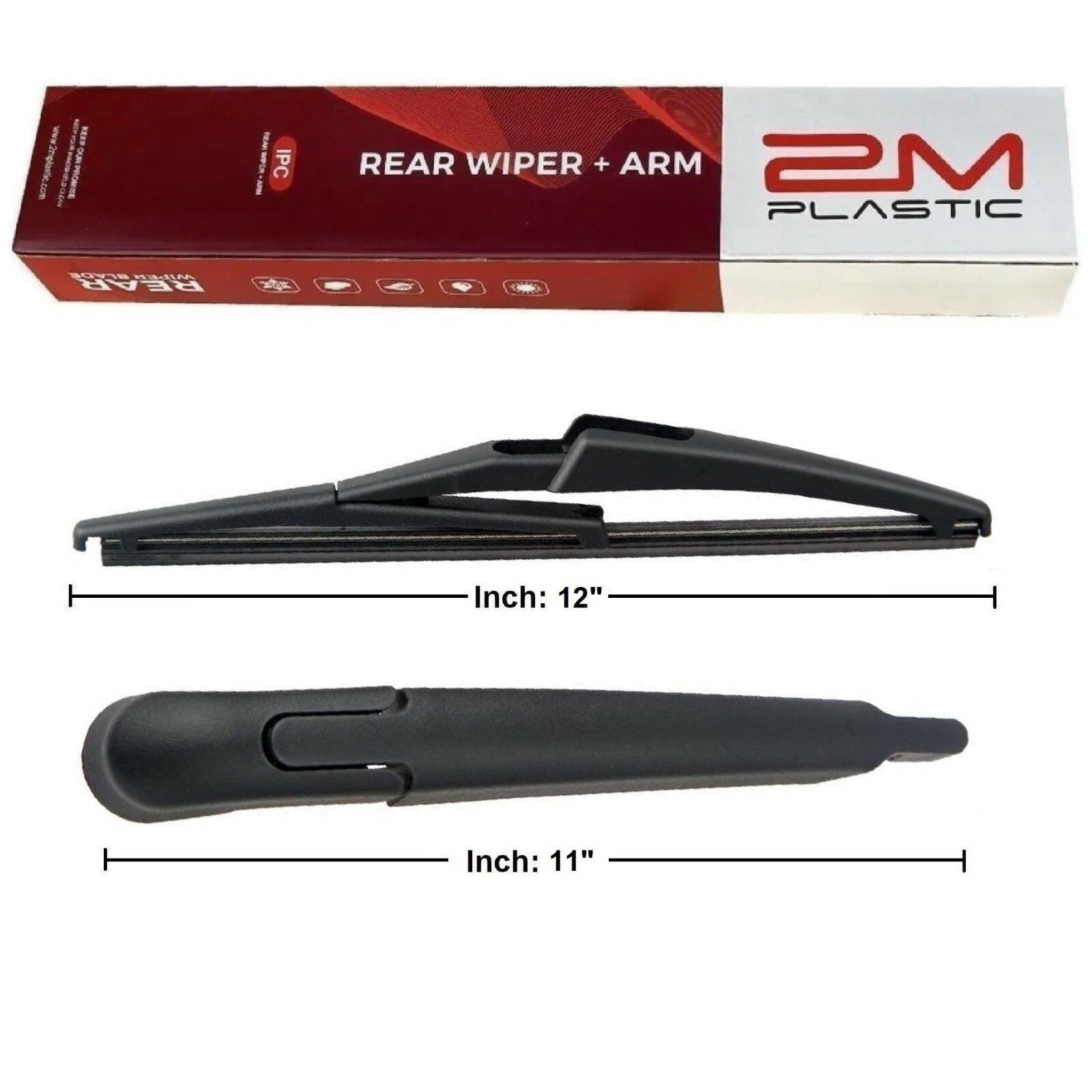 Rear Wiper Arm Blade For Nissan Rogue 2014-2023 Pathfinder 2013-2020 OE Quality