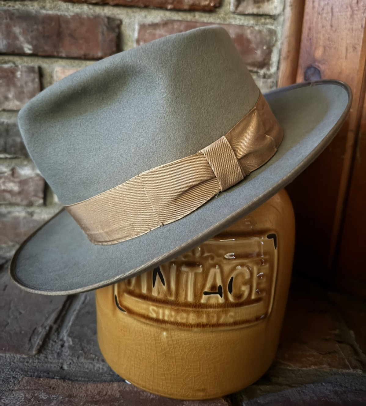 Vintage 1940\'s Knox Fifteen Fedora Hat RARE Size 7 3/8