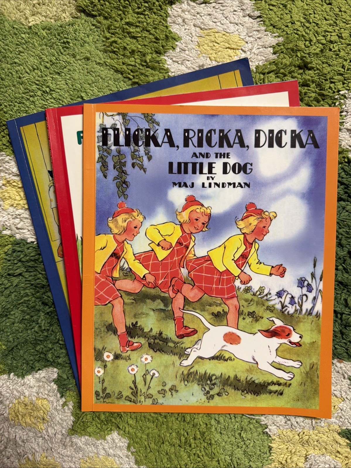 FLICKA, RICKA, DICKA Book Lot of 3 Vintage Books By Maj Lindman Three Kittens