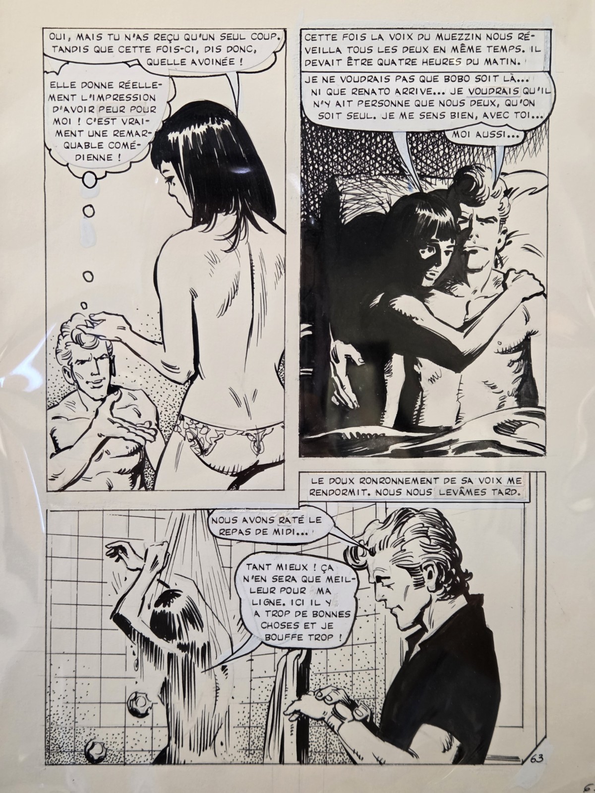 Original Comic Art 🎨 ✨️ published 1971/76 French, Italian War Spy Crime
