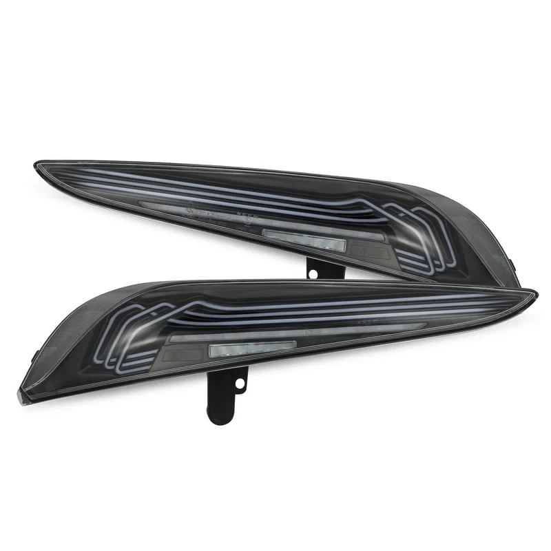 For 20-25 Toyota Supra CSL Laser Style Black Luxx LED Tail Lights Lamps For 20-25 Toyota Supra CSL Laser Style Black Luxx LED Tail Lights Lamps