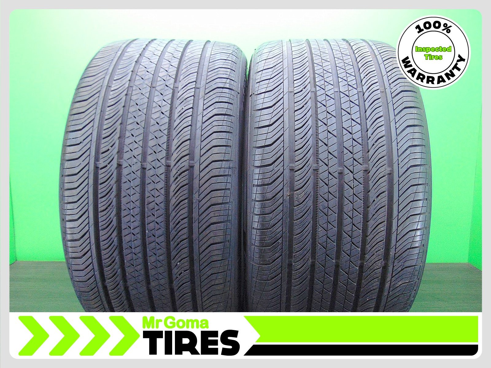 2 315/35R21 USED TIRES CONTINENTAL PROCONTACT TX NO XL 8.1/32 TREAD 111V