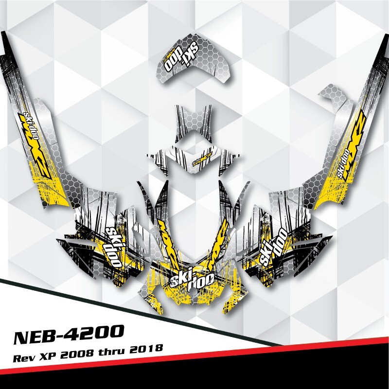 FOR 2008-2012 BRP SKI-DOO REV XP FULL GRAPHICS WRAP KIT NEB-4200 FOR 2008-2012 BRP SKI-DOO REV XP FULL GRAPHICS WRAP KIT NEB-4200