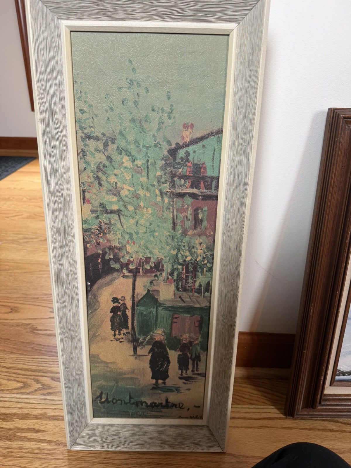 Maurice Utrillo 1950’s limited reproduction Oil On Canvas Street scene Maurice Utrillo 1950’s limited reproduction Oil On Canvas Street scene
