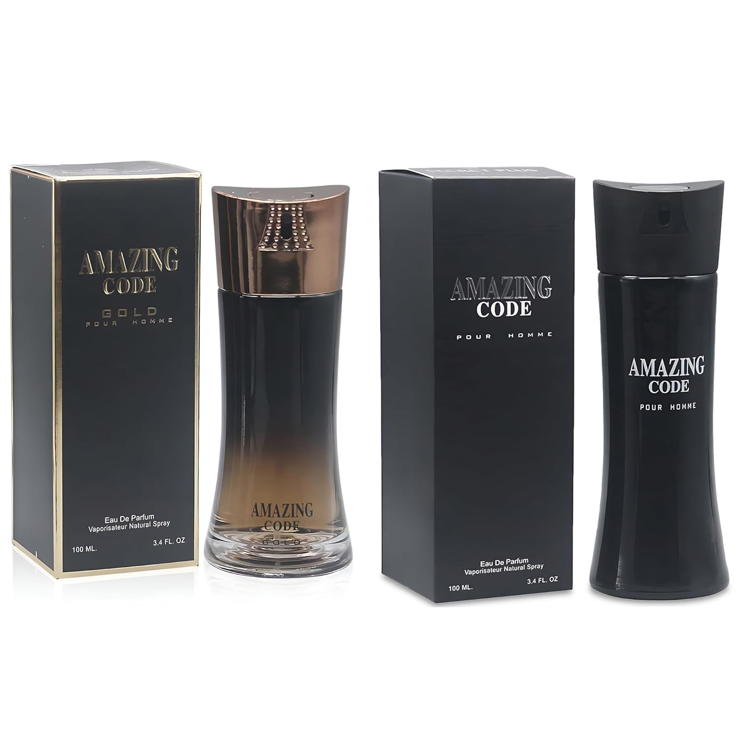 Men\'s Amazing Code Eau De Toilette Combo - Fresh Romantic Scent, 3.4 Fl Oz Men\'s Amazing Code Eau De Toilette Combo - Fresh Romantic Scent, 3.4 Fl Oz